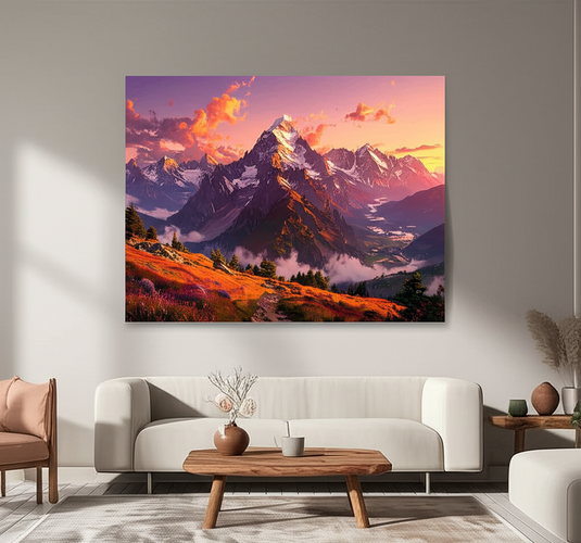 Alpine Majesty at Sunset