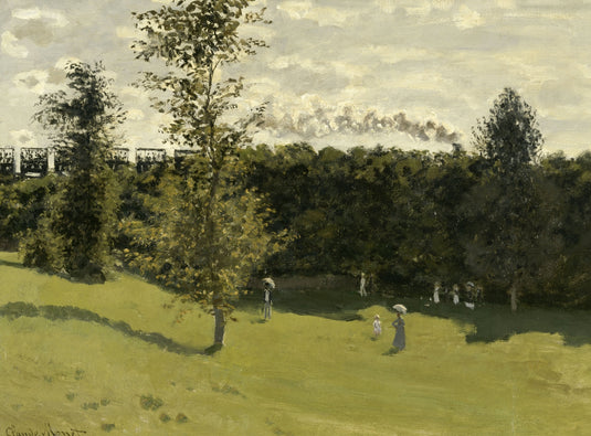 Monet- Train In The Countryside, 1870