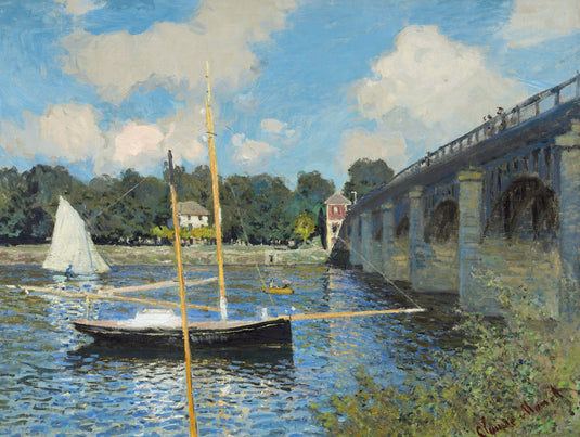 Monet- The Bridge At Argenteuil, 1874