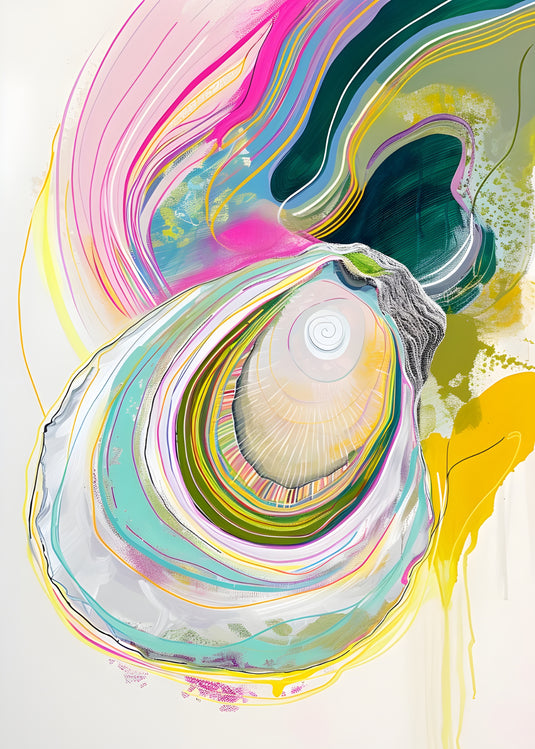 Coastal Radiance Abstract Oyster