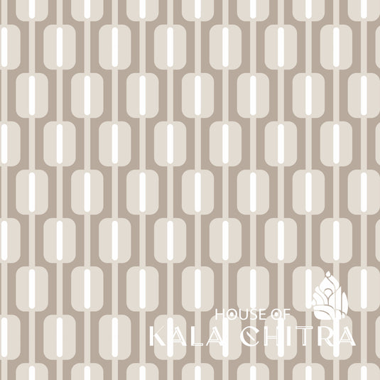 Serene Pods Geometric Wallpaper