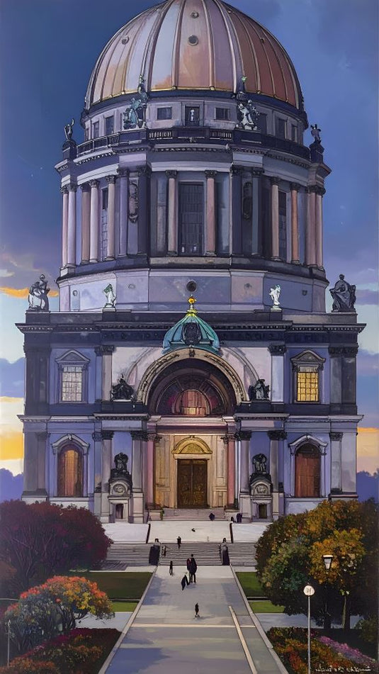 Majestic Dome at Sunset