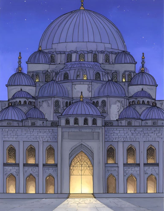 Twilight Serenity at the Grand Mosque