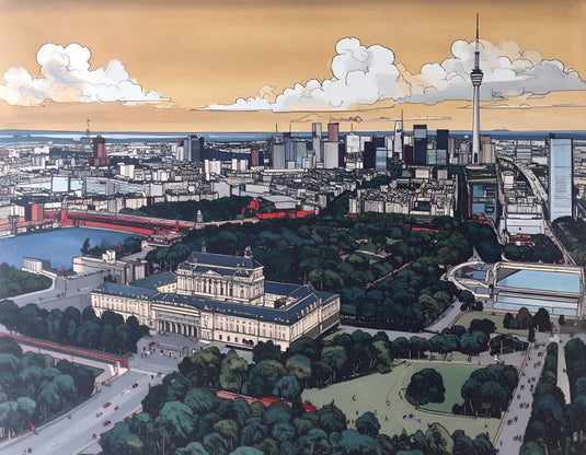 Urban Serenity: City Park Vista