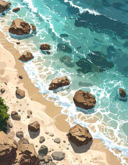 Coastal Breeze and Waves