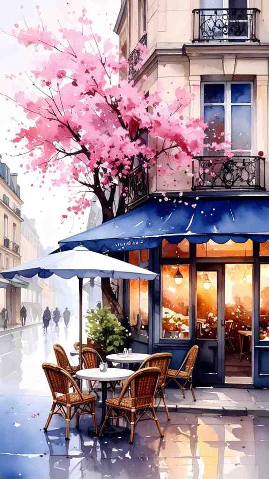 Spring Café in Paris