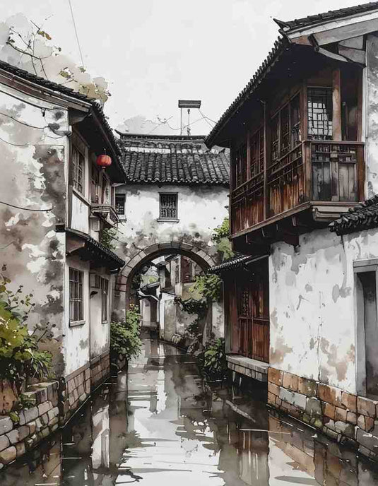 Tranquil Canal Village