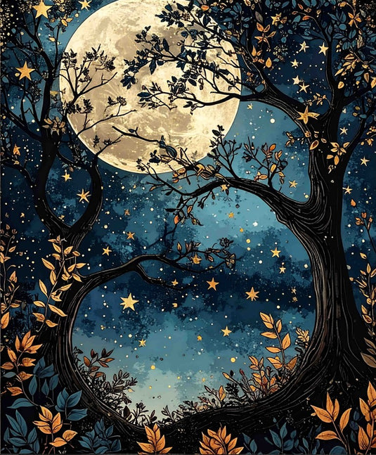 Enchanted Moonlight & Golden Dreams