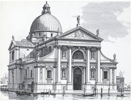 Venetian Grandeur: Architectural Sketch