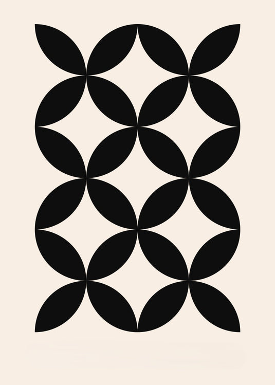 Minimalist Petal Pattern Print