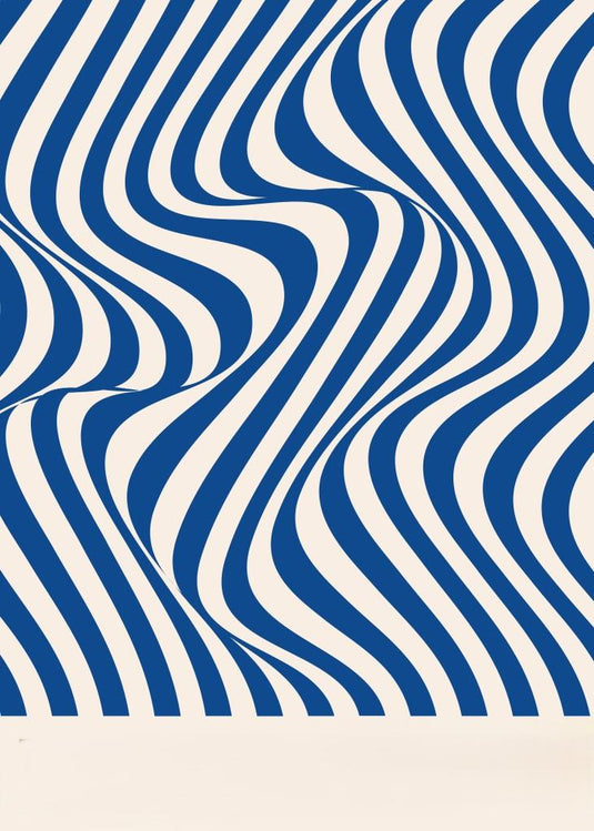 Blue Wave Optical Illusion