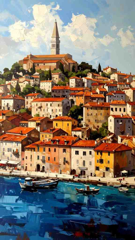 Adriatic Charm: Coastal Townscape