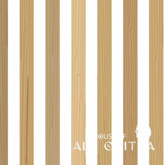 Natural Wood Slat Wall Texture