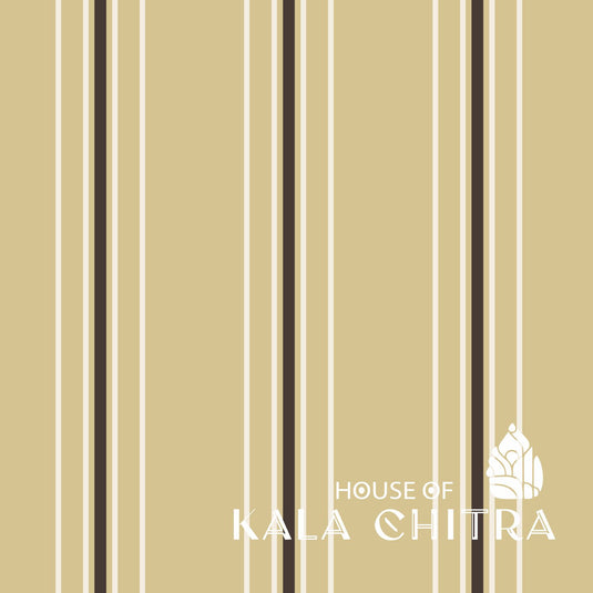 Regal Gold Minimalist Stripe Symphony