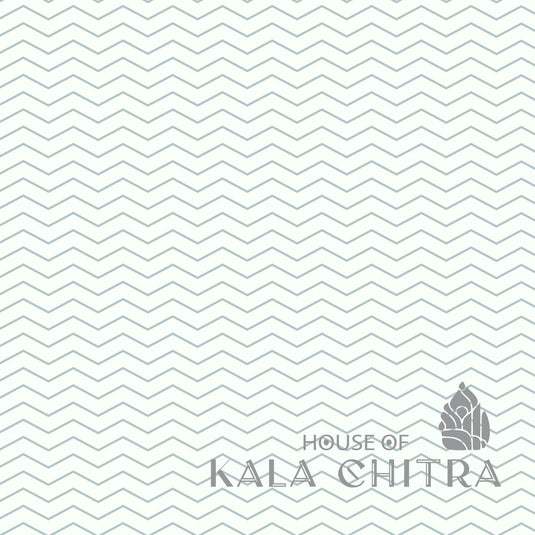 Zigzag Serenity: Navy Blue Chevron Wallpaper