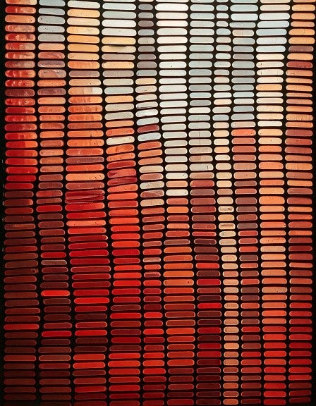 Ember Glow Abstract Array