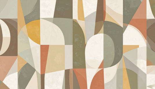 Mid-Century Modern Geometric Harmony