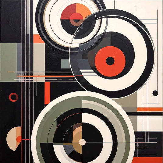 Abstract Circles in Modern Harmony