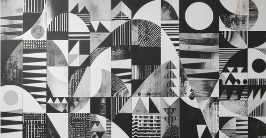 Monochromatic Harmony: Geometric Abstraction
