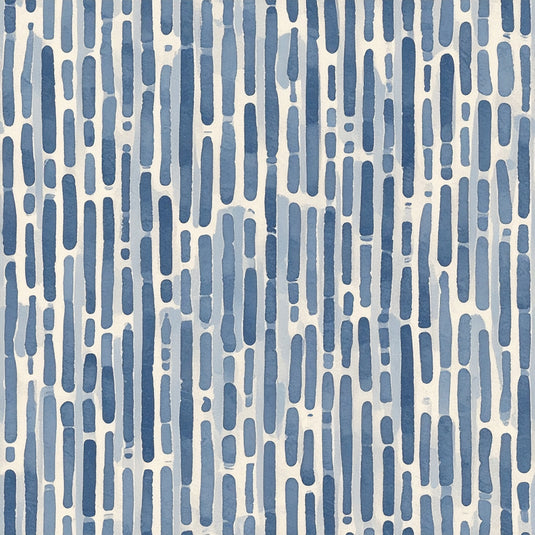 Indigo Rhythm: Modern Abstract Strokes