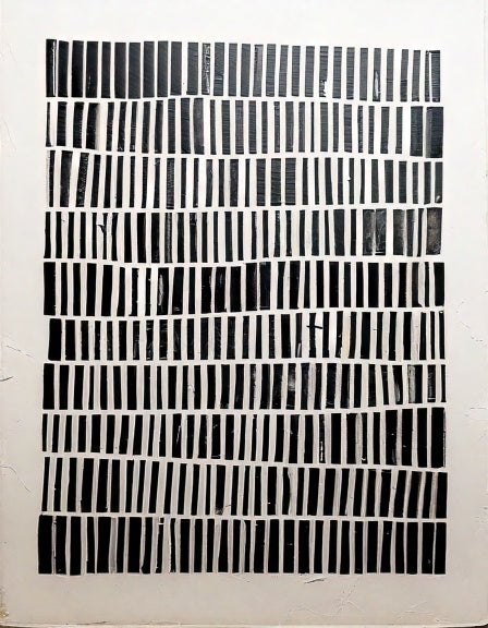 Rhythmic Abstraction in Black and White