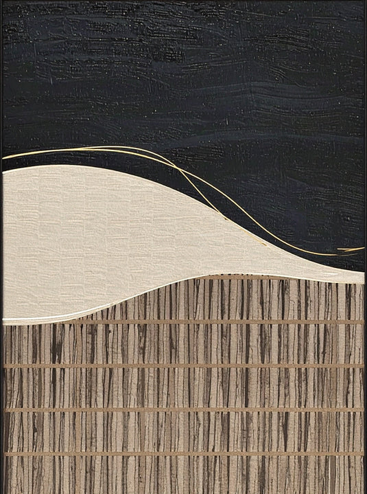 Golden Horizon Abstract