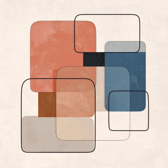 Abstract Serenity: Modern Geometric Forms