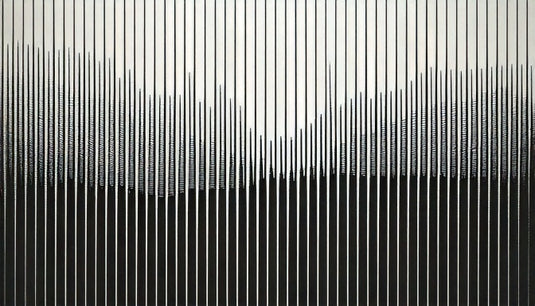 Abstract Rhythm: Black & White Serenity