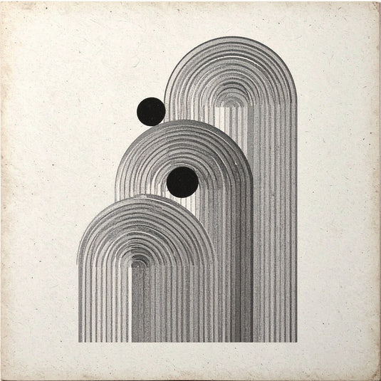 Abstract Arches: Mid-Century Modern Harmony