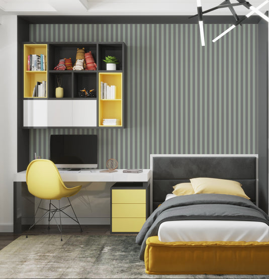 Minimalist Light Gray Stripe Elegance