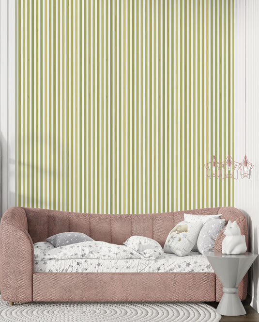 Natural Wood Slat Wall Texture