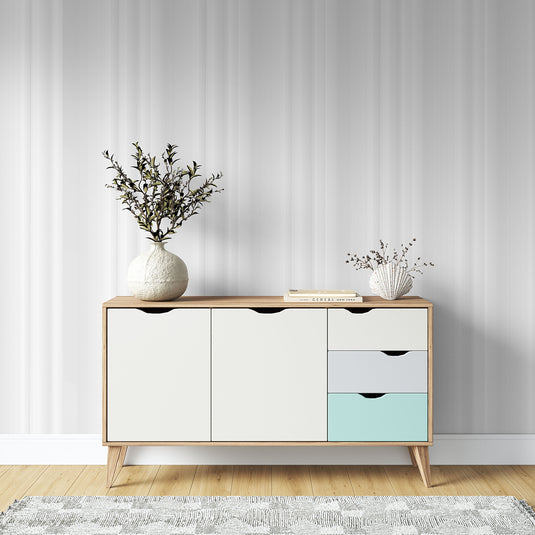 Soft Pink Pinstripe Elegance